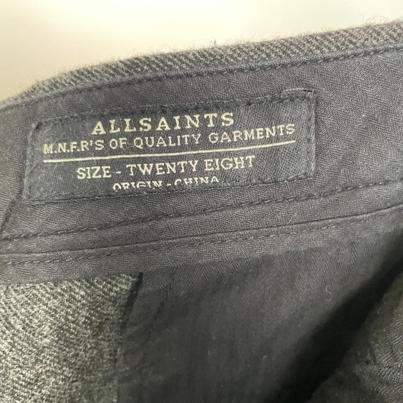 All Saints sano trouser - Picture 3 of 4